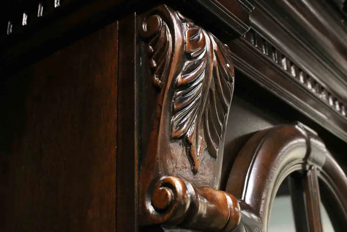 Bella 4 Piece Entertainment Center In Brown