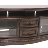 Bella Media Console In Brown, 67 Inch