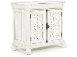 Bellamy 4 Drawer Nightstand In Charcoal