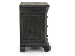 Bellamy 4 Drawer Nightstand In Charcoal