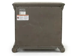 Bellamy 4 Drawer Nightstand In Charcoal