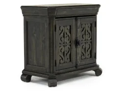 Bellamy 4 Drawer Nightstand In Charcoal