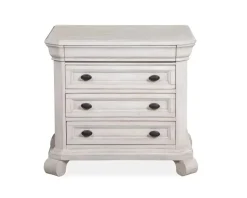 Bellamy 4 Drawer Nightstand In Charcoal
