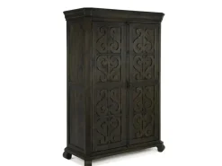 Bellamy Armoire In Charcoal