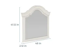 Bellamy Mirror In White