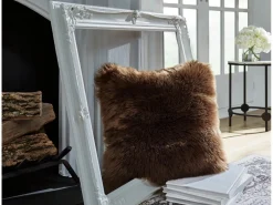 Bellethrone Accent Pillow In Brown