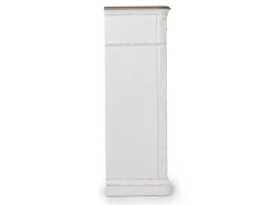 Bellevue Chest In Antique White & Walnut