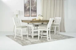 Bellevue Counter Height Dining Table In Antique White