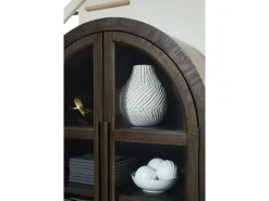 Benhall Accent Cabinet In Dark Brown