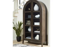 Benhall Accent Cabinet In Dark Brown