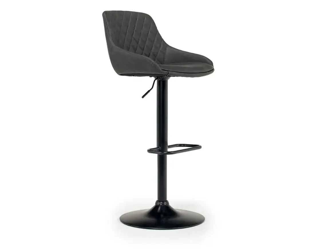 Bentley Adjustable Height Round Pub Table In Black & 2 Eagle Barstools, Swivel