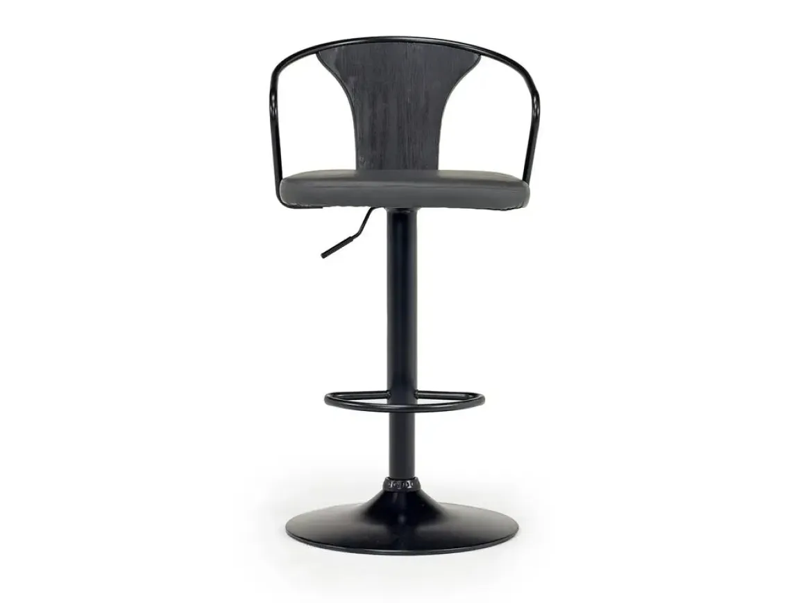 Bentley Adjustable Height Round Pub Table In Black & 2 Eagle Barstools, Swivel