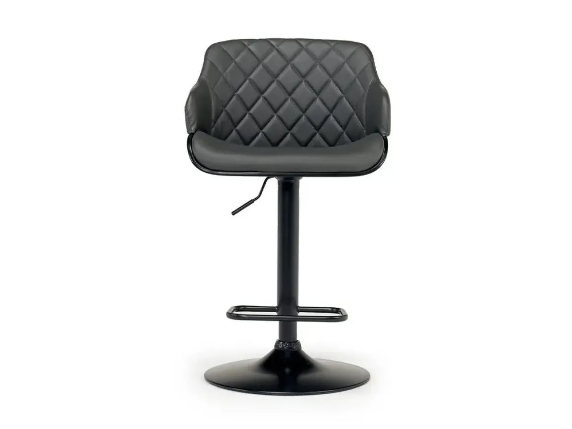 Bentley Adjustable Height Round Pub Table In Black & 2 Eagle Barstools, Swivel