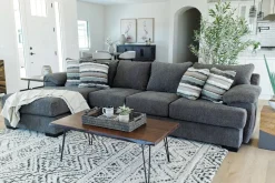 Bermuda Xl Sofa Chaise In Victory Sterling, Left Facing, Down