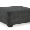 Biddeford Oversized Ottoman In Shadow