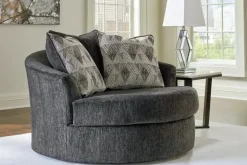 Biddeford Swivel Chair In Shadow