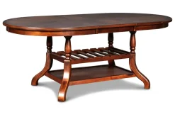 Bixby Oval Dining Table & 4 Chairs In Espresso
