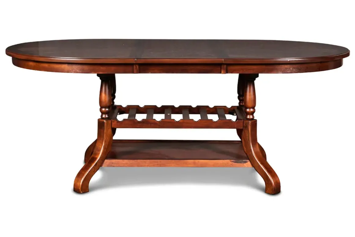 Bixby Oval Extendable Dining Table In Espresso