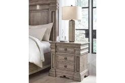 Blairhurst 3 Drawer Charging Nightstand In Light Grayish Brown