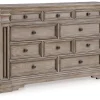 Blairhurst Dresser In Light Grayish Brown