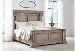 Blairhurst Panel Bed In Light Grayish Brown, Queen