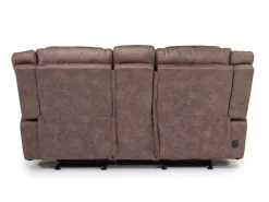 Blake 2 Power Console Loveseat In Reina Bark