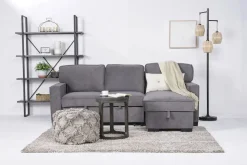 Bloom Reversible Sofa Chaise In Gray