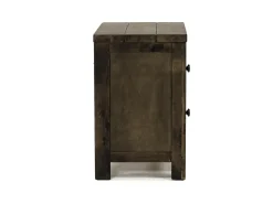 Blue Ridge Nightstand In Rustic Gray