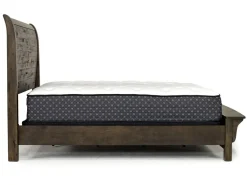 Blue Ridge Panel Bed In Rustic Gray, Queen