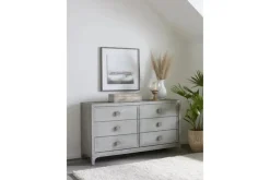 Boho Chic Dresser In Washed White
