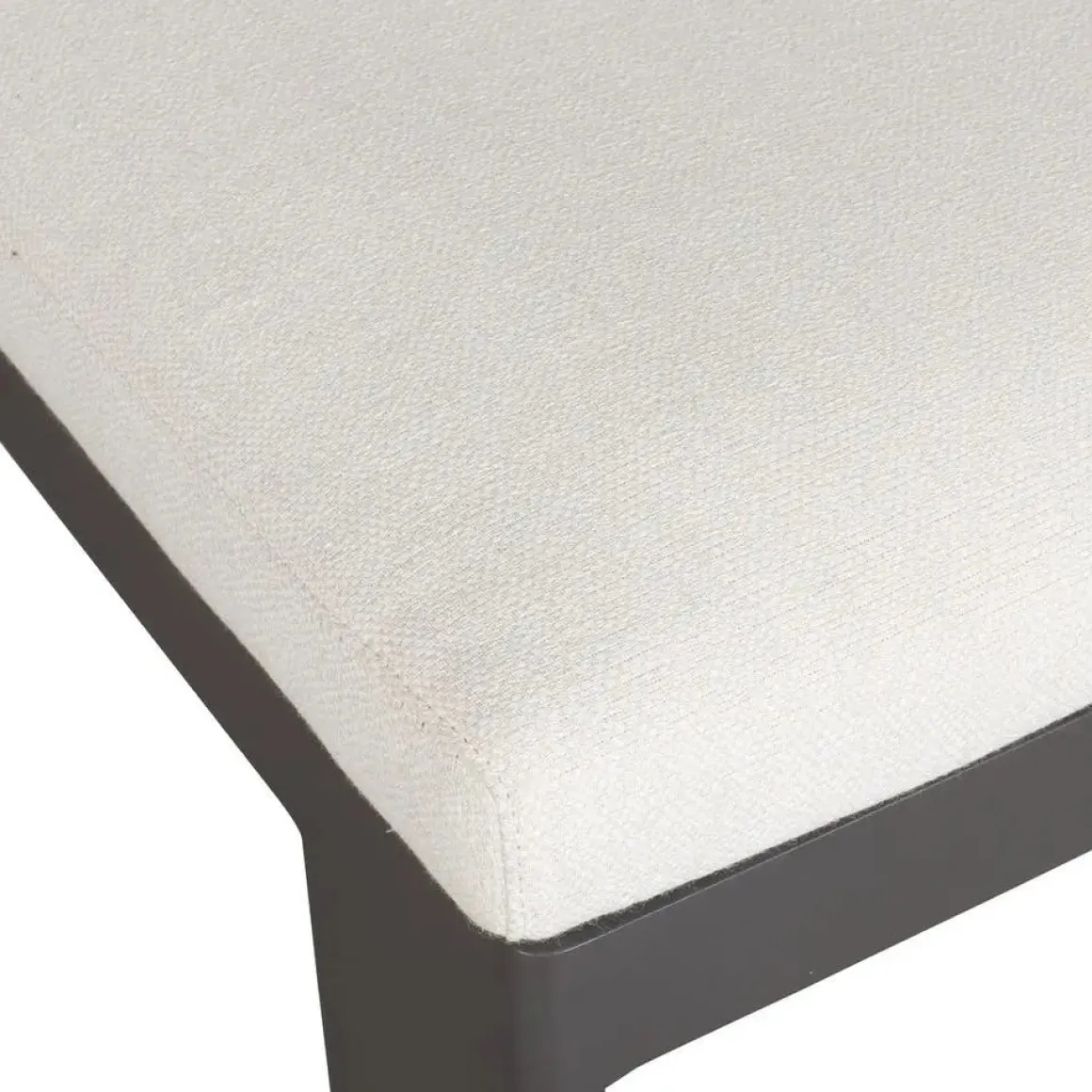 Bolster Outdoor Barstool In White