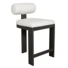 Bolster Outdoor Counter Height Stool In White