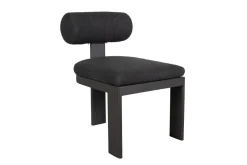 Bolster Outdoor Side Chair In White