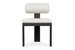 Bolster Outdoor Side Chair In White