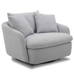 Boomer Swivel Chair In Dove