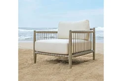 Borneo Outdoor Lounge Chair In Brown