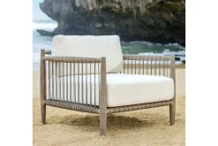 Borneo Outdoor Lounge Chair In Brown