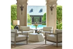 Borneo Outdoor Lounge Chair In Brown