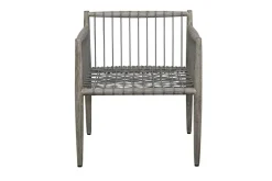 Borneo Outdoor Side Chair In Brown