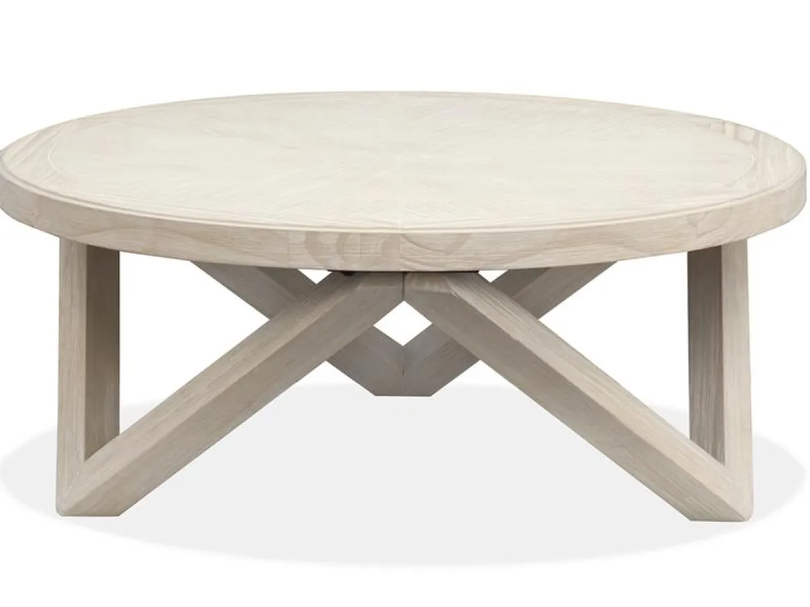 Bostwick Coffee Table In Coconut Cream