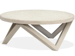 Bostwick Coffee Table In Coconut Cream