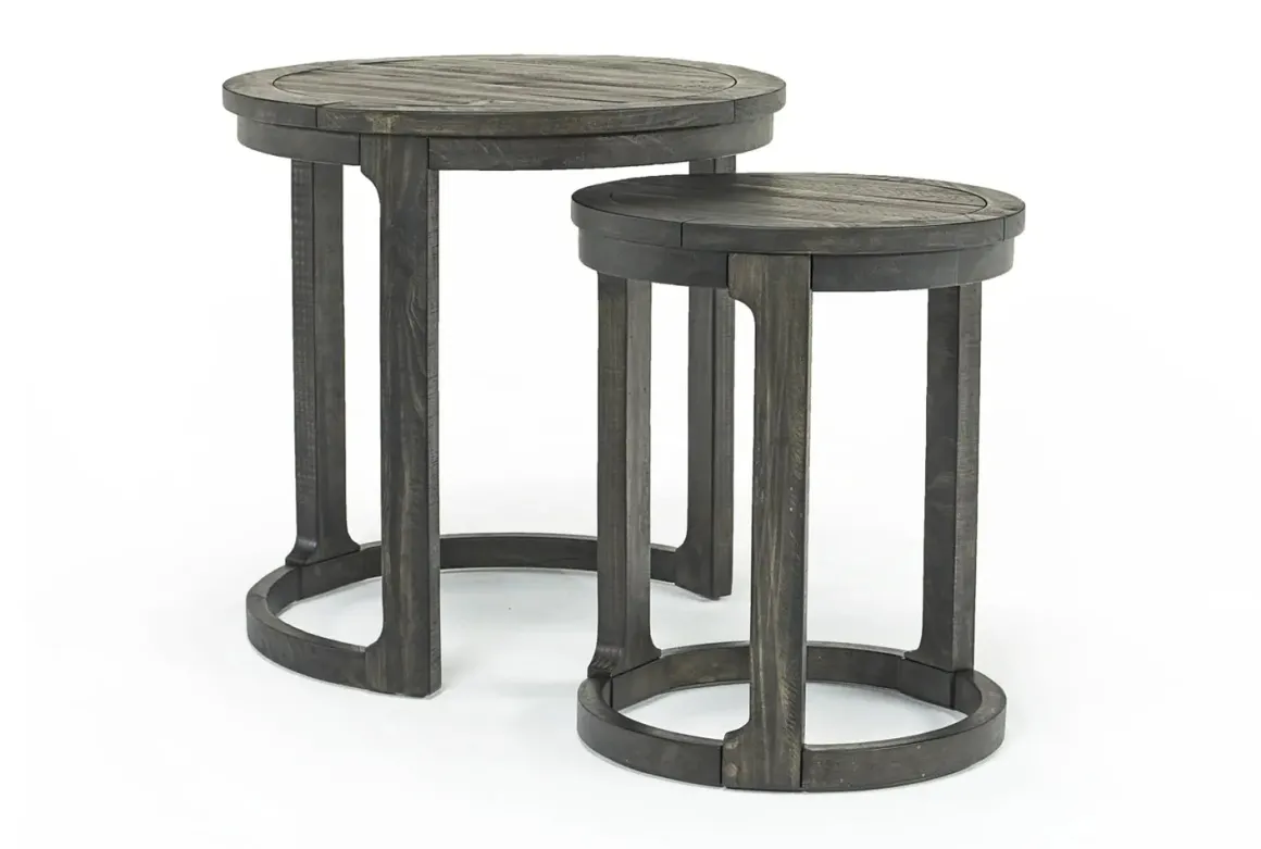 Boswell Nesting End Tables In Inkwell, Set Of 2