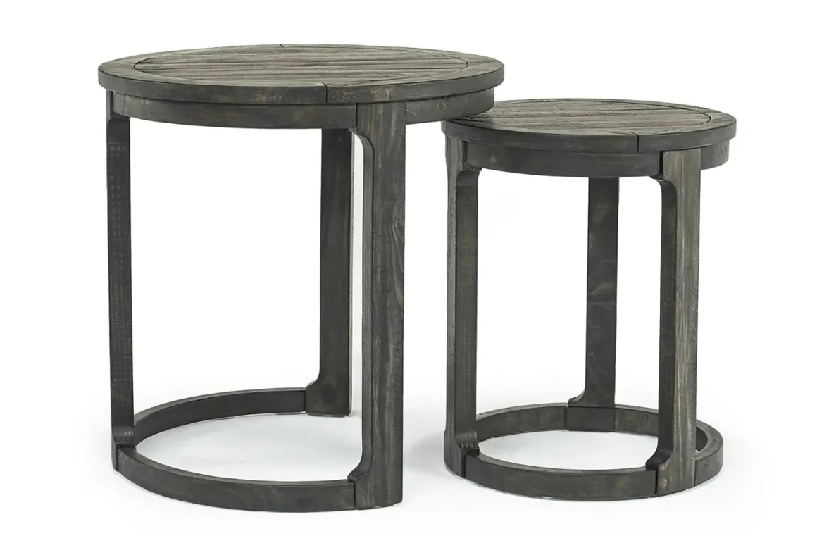 Boswell Nesting End Tables In Inkwell, Set Of 2