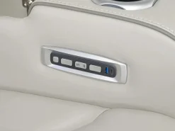 Boyington 2 Power Console Loveseat In Gray Leather