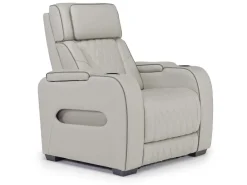 Boyington 2 Power Recliner In Gray Leather