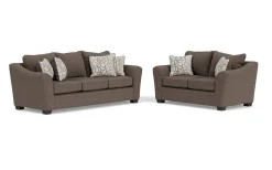 Brazil Crypton Performance Sofa & Loveseat In Custom