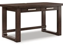 Breckington Office Desk In Dark Brown