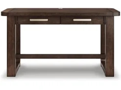 Breckington Office Desk In Dark Brown