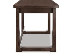 Breckington Office Desk In Dark Brown
