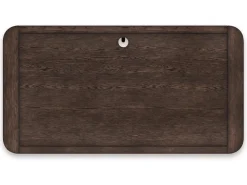 Breckington Office Desk In Dark Brown